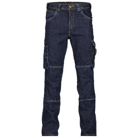 Dassy® - Knoxville Stretch-Arbeitsjeans mit Kniepolstertaschen, jeansblau, Schrittlänge Standard, Größe 46