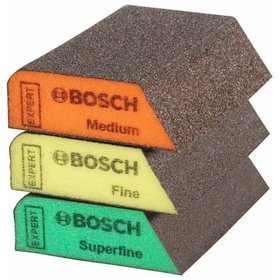 Bosch - EXPERT S470 Combi Block, 69 x 97 x 26 mm, M, F, SF, 3-teilig für Handschleifen (2608901174)