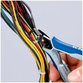 KNIPEX® - Präzisions-Elektronik-Seitenschneider z. B. zum Öffnen von Kunststoff-Kabelverbindern brüniert, mit Mehrkomponenten-Hüllen 125 mm 7902125S1