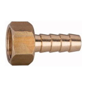 RIEGLER® - Aufschraubtülle gerade Messing G1/4" LW8 Länge 36mm Gewindelänge 11mm SW15