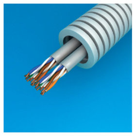 PREFLEXIBEL - Datenleitung in Rohr 20mm S/FTP CAT 7 DUAL (2X)