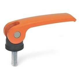 Ganter Norm® - 927-44-M4-12-B-O Exzenterspanner mit Schraube, Hebel Zink-Druckguss