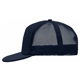 James & Nicholson - 5 Panel Cap Flat Peak MB6207, navy-blau, Einheitsgröße