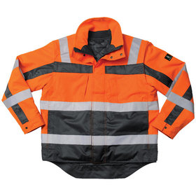 MASCOT® - Pilotjacke Loreto, 100 % Polyester (PES), 240 g/m², orange/grau, Größe S