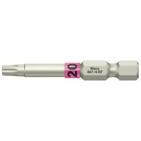 Wera® - 867/4 TORX HF Bits mit Haltefunktion, TX 20 x 50 mm