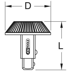 KSTOOLS® - 3/4"+1" Drehknopf-Umsteckvierkant