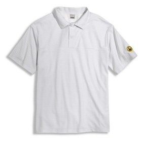 uvex - Herren-Poloshirt 9872 ESD, weiß, Größe L
