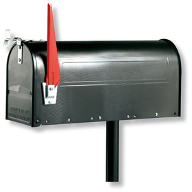 BURG-WÄCHTER - GA-Pfosten,für Mailbox 893 S,Stahl schwarz lackiert,Ø30mm,H1500mm
