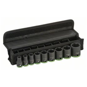 Bosch - Steckschlüsseleinsätze-Set 1/2"9-teilig ø10 - 27mm 38mm lang