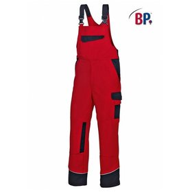 BP® - Latzhose 1608 559 rot/schwarz, Größe 62n