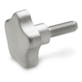 Ganter Norm® - 5334-40-M8-20 Edelstahl-Sterngriffschrauben, Werkstoff 1.4301 (A2)