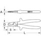 KSTOOLS® - 1000V Einhand-Kabelschneider, 215mm