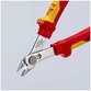 KNIPEX® - Electronic Super Knips® VDE isoliert mit Mehrkomponenten-Hüllen, VDE-geprüft 125 mm 7806125