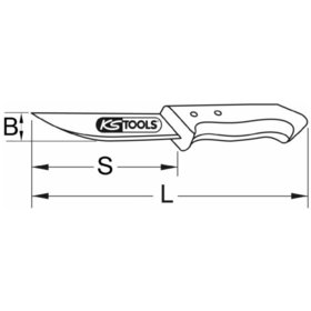 KSTOOLS® - EDELSTAHL Messer, 180mm