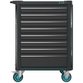 HAZET - Werkstattwagen Assistent 179NT-8-RAL7016, Schubladen, flach: 7 x 81 x 522 x 398mm, Schubladen, hoch: 1 x 166 x 522 x 398mm