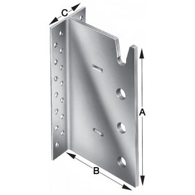 SIMPSON Strong-Tie® - Balkenträger BTN, Stahl verzinkt, BTN 90-B