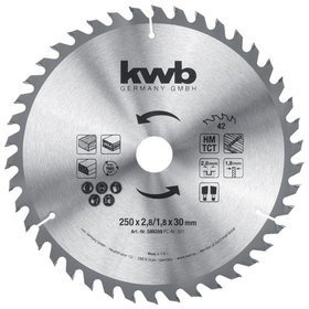 kwb - Spanplattenkreissägeblatt ø250 x 30mm