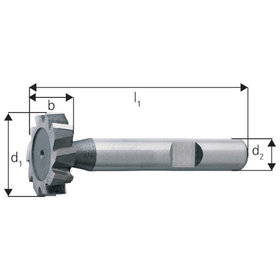 forum® - Schlitzfräser DIN 850D K HSSE ø28,5 x 6,0mm