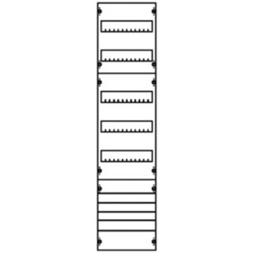 Striebel - Verteilerfeld 5x12TE 250x1050x160mm m.Ausschn Montageplatte