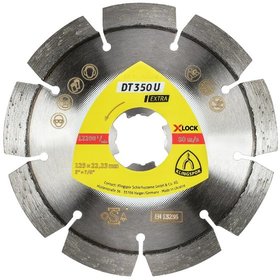 KLINGSPOR - Diamanttrennscheibe DT 350 U X-LOCK, 115 x 2,4 x 22,23mm 8 Segmente