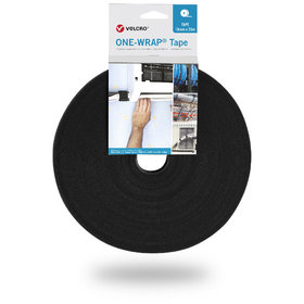 VELCRO® - ONE-WRAP Tape schwarz 13mm x 50m