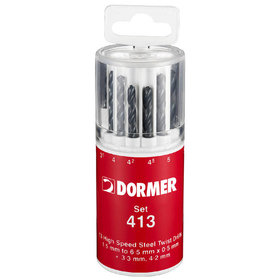 Dormer - Spiralbohrer-Satz HSS 118° DIN 338 Kurz Dampfanlassbehandlung A191413