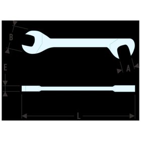 Facom - Maulschlüssel "Mikromechanik" 3/16" 34.3/16