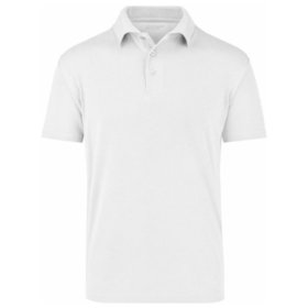 James & Nicholson - Cooldry Poloshirt JN024, weiß, Größe M