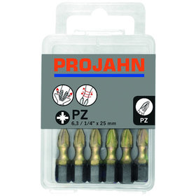 PROJAHN - 1/4" STAR Bit L25mm PZ3 ZrN 10er Pack