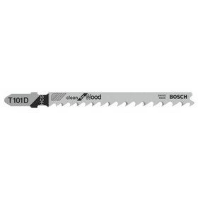 Bosch - Stichsägeblatt T 101 D Clean for Wood, 100er-Pack (2608637877)