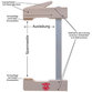 KLEMMSIA - Zwinge für Profis 1200mm Spannweite, 110mm Ausladung