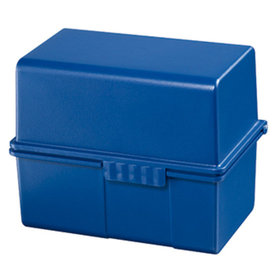 HAN - Karteikasten 976-14 DIN A6 quer max. 400 Karten PS blau