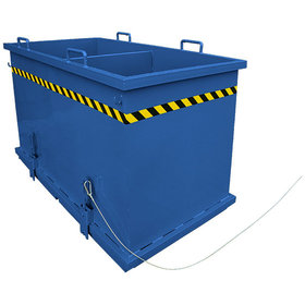 Eichinger® - Klappbodenbehälter Sortiersystem, 2x900 LIter enzianblau