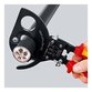 KNIPEX® - Kabelschneider (Ratschenprinzip) schwarz lackiert, isoliert mit Mehrkomponenten-Hüllen, VDE-geprüft 280 mm 9536280