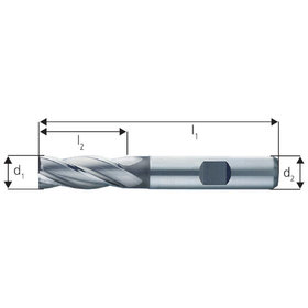 forum® - Schaftfräser DIN 844K HSSE ø7,50mm