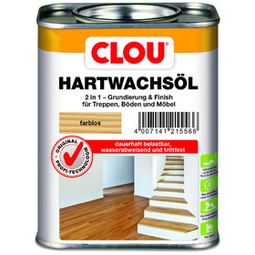CLOU® - Hartwachs-Öl farblos 750ml