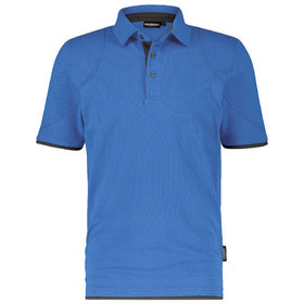 Dassy® - Orbital Poloshirt, azurblau/anthrazit, Größe XL