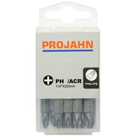 PROJAHN - 1/4" ACR Bit L25mm Phillips Nr 2 10er Pack