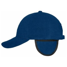 James & Nicholson - Fleece Cap mit Ohrenschutz MB7510, navy-blau, Einheitsgröße