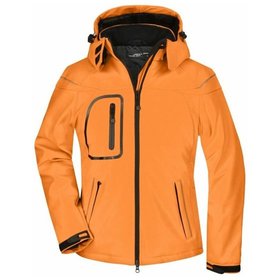 James & Nicholson - Damen Winter Softshelljacke JN1001, orange, Größe S