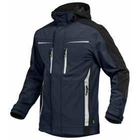 Leibwächter - Softshell Jacke marineblau/schwarz Größe L