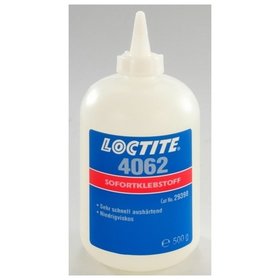 LOCTITE® - 4062 Kunststoff-Sofortklebstoff farblos, niedrigviskos, 500gr Flasche
