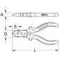KSTOOLS® - TITANplus Diagonal-Seitenschneider, 160mm
