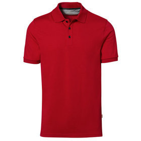 HAKRO - Cotton Tec® Poloshirt 814, rot, Größe S