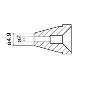 Hakko - Entlötdüse Serie N60, 2,0 mm