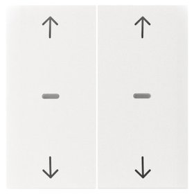 Berker - Abdeckung Schalter polws glz Pfeile Symbol Pfeile