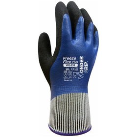 WONDERGRIP - Sicherheitshandschuhe Beschichtet | FREEZE FLEX PLUS | blau | WG-538 | Größe 9