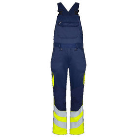 Engel - Safety Light Latzhose 3547-319, Blue Ink/Warngelb, Größe 94