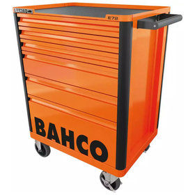 BAHCO® - Werkstattwagen mit 6 Schubladen E72, orange, 693 mm × 510 mm × 955 mm