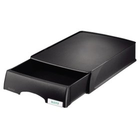 LEITZ® - Briefablage Plus 52100095 DIN A4 stapelbar Polystyrol schwarz